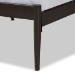 Baxton Studio Nano Modern and Contemporary Black Bronze Finished Metal Queen Size Platform Bed - TS-Nano-Black-Queen