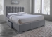 Baxton Studio Sarter Contemporary Grid-Tufted Grey Fabric Upholstered Storage King-Size Bed with 2-drawer One (1) King Size Bed - CF8498-King-Grey
