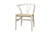 Baxton Studio Wishbone Chair - Ivory Wood Y Chair (Set of 2)