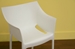 Baxton Studio White Molded Plastic Arm Chair Set of 2 - DC-58-white