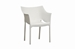 Baxton Studio White Molded Plastic Arm Chair Set of 2