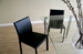 Baxton Studio Black Burridge Leather Dining Chair (Set of 2) - ALC-1822 Black
