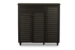 Baxton Studio Pocillo Wood Shoe Storage Cabinet - FP-05LV-Espresso