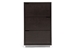 Simms Dark Brown Modern Shoe Cabinet - FP-3OUSH-CAPPUCINO