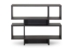 Baxton Studio Cassidy 4-Level Dark Brown Modern Bookshelf