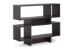 Baxton Studio Cassidy 4-Level Dark Brown Modern Bookshelf - FP-4DS-Shelf