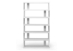 Baxton Studio Barnes White Six-Shelf Modern Bookcase