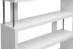 Baxton Studio Barnes White Six-Shelf Modern Bookcase - FP-6D-White