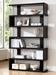 Baxton Studio Barnes Dark Brown Six-Shelf Modern Bookcase - FP-6D