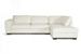 Baxton Studio Orland White Leather Modern Sectional Sofa Set with Right Facing Chaise - IDS023-White RFC