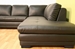Baxton Studio Black Sofa/Chaise Sectional - 625-M9812-Sofa/lying