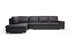 Baxton Studio Callidora Dark Brown Leather-Leather Match Sofa Sectional Reverse - 766-sofa/lying-M9805-Reverse
