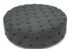 Baxton Studio Cardiff Dark Gray Linen Modern Tufted Ottoman - 501-Gray-OTTO