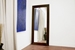 Baxton Studio Doniea Dark Brown Wood Frame Modern Mirror - Rectangle - Mirror-0506051