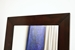 Baxton Studio Doniea Dark Brown Wood Frame Modern Mirror - Rectangle - Mirror-0506051