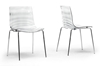 Baxton Studio Marisse Clear Plastic Modern Dining Chair (Set of 2)