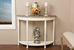 Baxton Studio Vologne Traditional White Wood French Console Table - PLM2VM/M B-CA