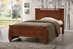 Baxton Studio Demitasse Brown Wood Contemporary Twin-Size Bed - SB312-Twin Bed-Antique Oak