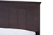 Baxton Studio Schiuma Cappuccino Wood Contemporary Twin-Size Bed - SB338-Twin Bed-Cappuccino