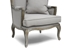 Baxton Studio Constanza Classic Antiqued French Accent Chair - TA2256-Beige