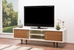 Baxton Studio Gemini Wood Contemporary TV Stand - WI5483-Walnut-TV