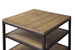 Baxton Studio Caribou Wood and Metal End Table - YLX-0005-AT