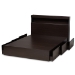 Baxton Studio Blaine Modern and Contemporary Dark Brown Finished Wood Queen Size 6-Drawer Platform Storage Bed - SEBED1302026-Modi Wenge-Queen