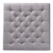 Baxton Studio Kelly Modern and Rustic Grey Linen Fabric Upholstered and Greywashed Wood Cocktail Ottoman - JY-0001-Grey/Greywashed-Otto
