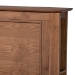 Baxton Studio Danielle Traditional and Transitional Rustic Ash Walnut Brown Finished Wood Queen Size Platform Storage Bed with Built-In Shelves - MG0018-Ash Walnut-Queen