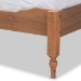 Baxton Studio Danielle Traditional and Transitional Rustic Ash Walnut Brown Finished Wood Queen Size Platform Storage Bed with Built-In Shelves - MG0018-Ash Walnut-Queen