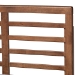 Baxton Studio Rina Modern and Contemporary Dark Grey Fabric Upholstered and Ash Walnut Brown Finished Wood Queen Size Platform Bed - Rina-Dark Grey/Ash Walnut-Queen