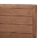 Baxton Studio Gabriela Rustic Modern Dark Grey Fabric Upholstered and Ash Walnut Brown Finished Wood Queen Size Platform Bed - Gabriela-Dark Grey/Ash Walnut-Queen