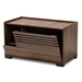 Baxton Studio Claire Modern and Contemporary Walnut Brown Finished Cat Litter Box Cover House - SECHC150080WI-Columbia-Cat House
