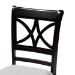 Baxton Studio Clarke Modern and Contemporary Grey Fabric Upholstered and Espresso Brown Finished Wood 5-Piece Dining Set - RH329C-Grey/Dark Brown-5PC Dining Set