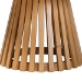 bali & pari Caribic Modern Slatted Acacia Wood Coffee Table - CARIBIC-Natural Wooden-CT