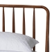 Baxton Studio Maeron Mid-Century Modern Walnut Brown Queen Platform Bed with Spindle Headboard - MG0235-1-Walnut-Queen