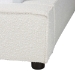 Baxton Studio Bardia Modern Cream Boucle Queen Platform Bed with Wide Railing - BBT61216-Cream-Queen