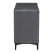 Baxton Studio Etienne Modern Slate Grey Velvet 6-Drawer Dresser - BBT2047 A3-Dark Grey-Dresser