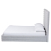 Baxton Studio Cadmus Modern Light Grey Channel-Tufted Fabric Queen Platform Bed - BBT61237-Light Grey-Queen