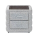 Baxton Studio Cadmus Modern Light Grey Channel-Tufted Fabric 2-Drawer Nightstand - BBT3224.11 A1-Light Grey-NS