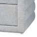 Baxton Studio Cadmus Modern Light Grey Channel-Tufted Fabric 4-Drawer Dresser - BBT2053.11 A1-Light Grey-Dresser