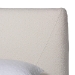 Baxton Studio Vinicio Mid-Century Modern Cream Boucle King Platform Bed - BBT61296-Cream-King