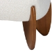 Baxton Studio Vinicio Mid-Century Modern Cream Boucle Accent Bench - BBT5520-Cream-Bench
