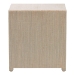 bali & pari Quinn Bohemian Woven Natural Grasscloth 3-Drawer Nightstand - Quinn-Natural Woven Grasscloth-3DR-NS