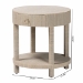 bali & pari Sadia Bohemian Woven Natural Grasscloth 1-Drawer Nightstand - Sadia-Natural Woven Grasscloth-NS