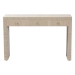 bali & pari Cielo Bohemian Woven Natural Grasscloth 3-Drawer Console Table - Cielo-Natural Woven Grasscloth-Console Table