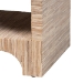 bali & pari Julia Bohemian Woven Natural Grasscloth 1-Drawer Nightstand - Julia-Natural Woven Grasscloth-NS