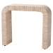 bali & pari Yareli Bohemian Woven Natural Grasscloth Console Table