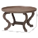 Baxton Studio Madrona French Country Antique Brown Wood Coffee Table - JY24A184-Brown-CT