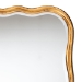 Baxton Studio Fredrika Antique Goldleaf Scalloped Wood Accent Wall Mirror - RXW-10949-Wall Mirror